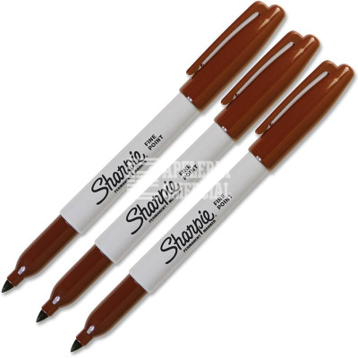 MARCADOR PERMANENTE SHARPIE P/FINO C.CAFE